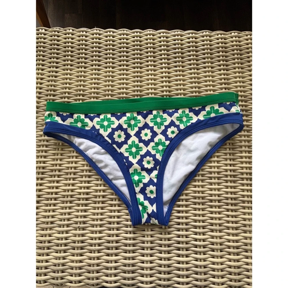 Boden Santorini Bikini Bottom Size  10 Beach resortwear travel swim‎ luxury